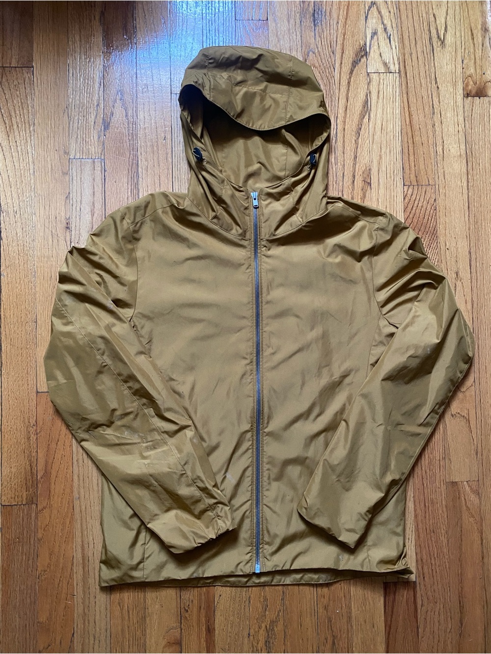 Uniqlo Men's Hooded Windbreaker Jacket - Brown